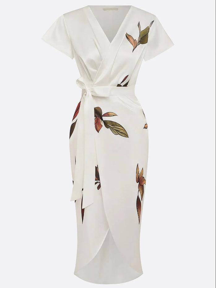 Sukienka z Eleganckim Zawiązaniem