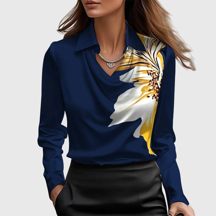 Aisha™ | Luminous Fluid Blouse