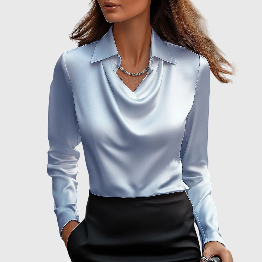 Aisha™ | Luminous Fluid Blouse