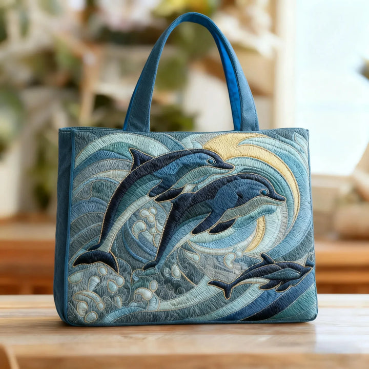 Torba Ręcznie Robiona - Delfin Oceanu