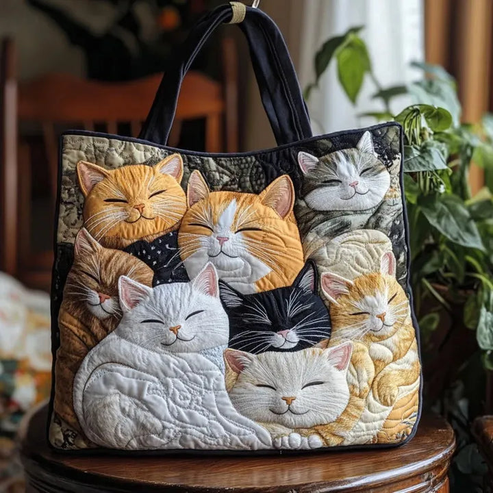 Torba Artisanal Matelassé - Uśpione Kociaki