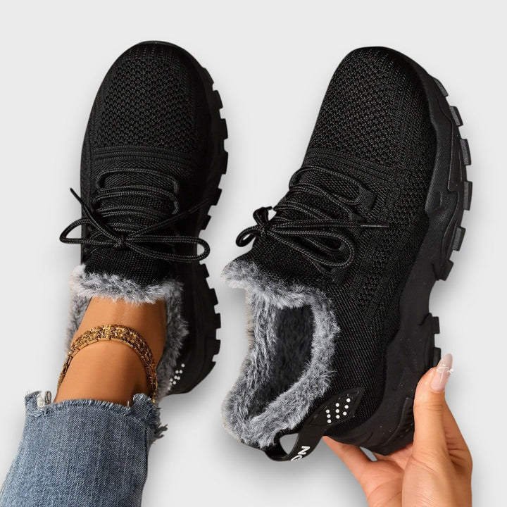 Chloe | Zimowe Sneakersy na Sznurowadła