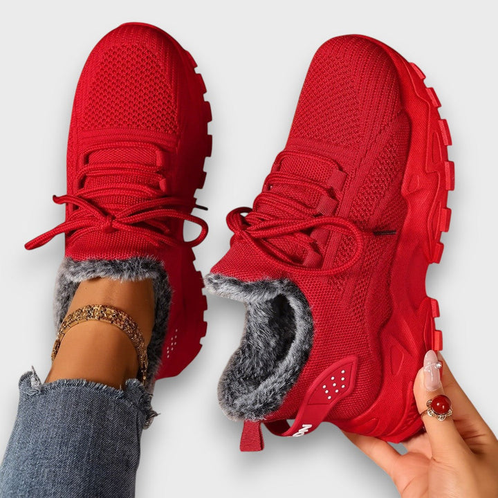 Chloe | Zimowe Sneakersy na Sznurowadła