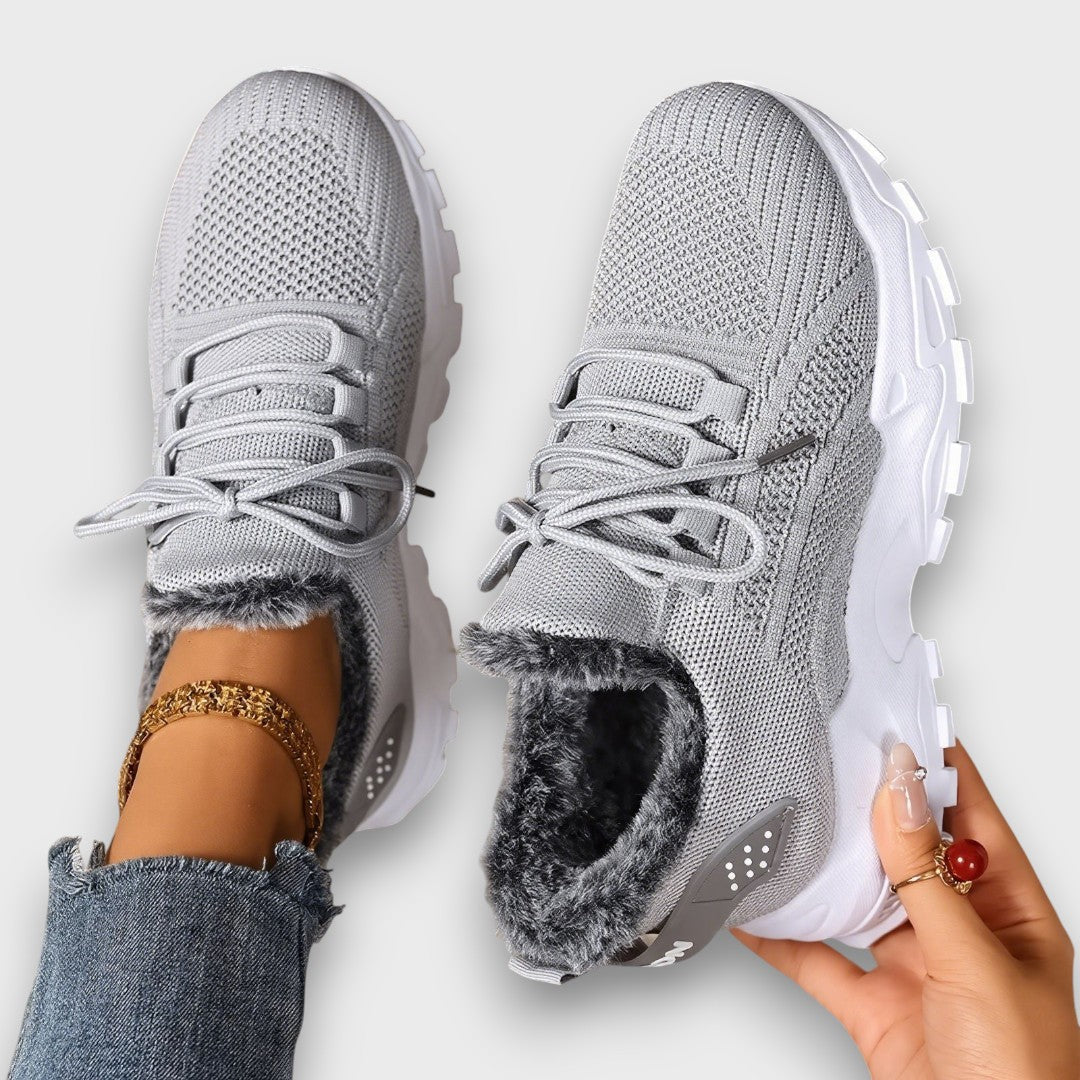 Chloe | Zimowe Sneakersy na Sznurowadła