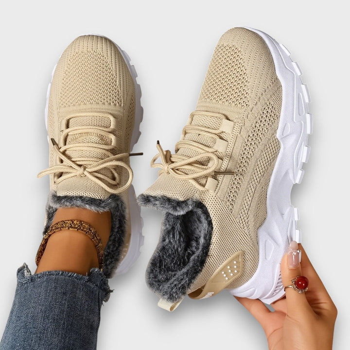Chloe | Zimowe Sneakersy na Sznurowadła