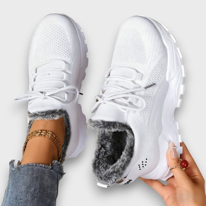 Chloe | Zimowe Sneakersy na Sznurowadła
