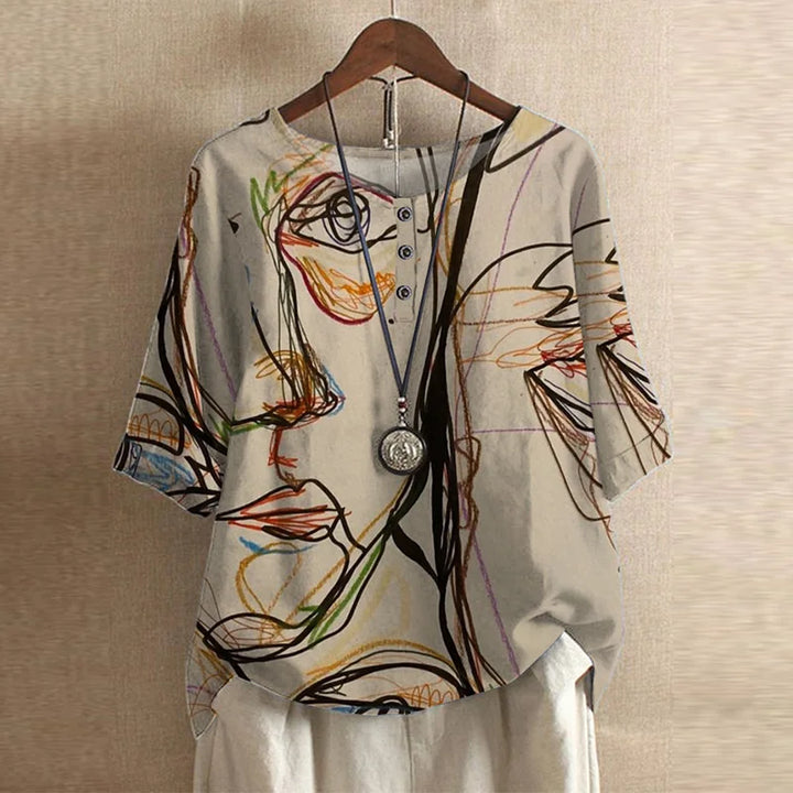 Dakota™ | Retro Print Blouse
