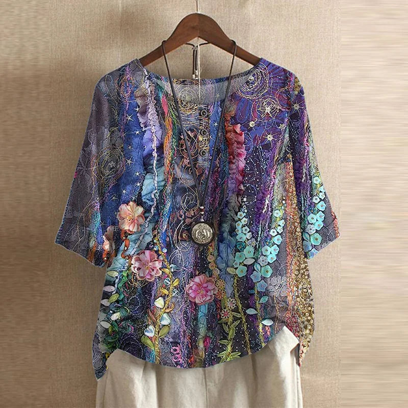 Dakota™ | Retro Print Blouse