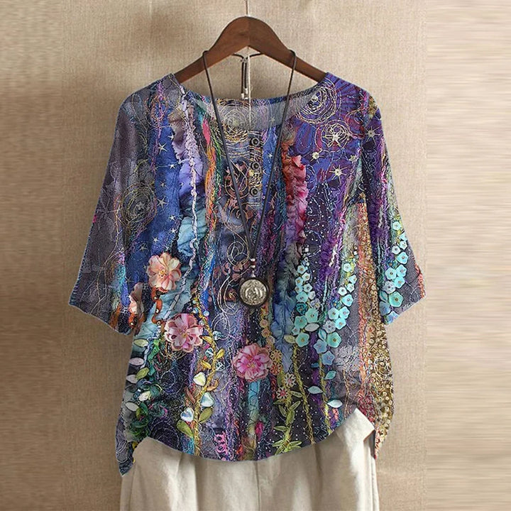 Dakota™ | Retro Print Blouse