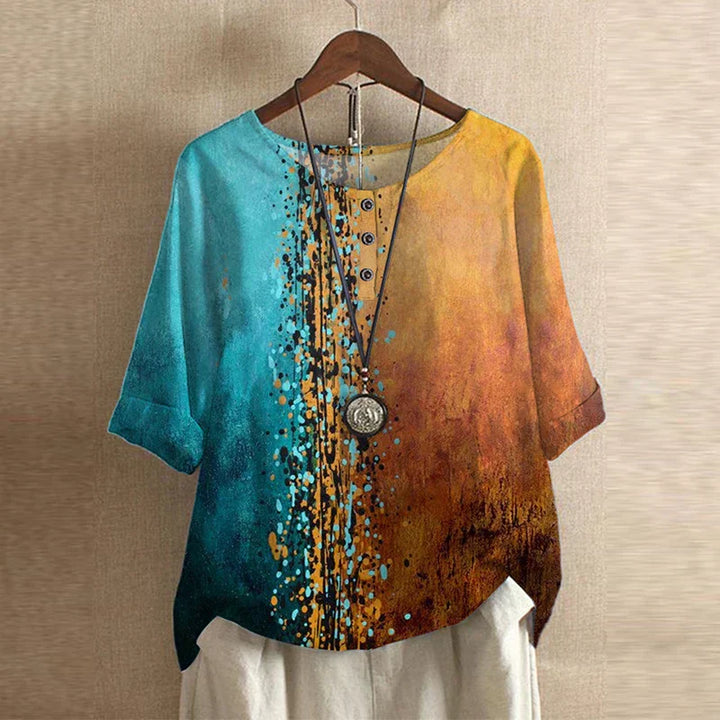 Dakota™ | Retro Print Blouse