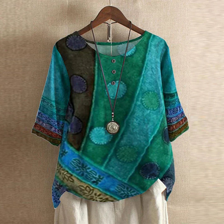 Dakota™ | Retro Print Blouse