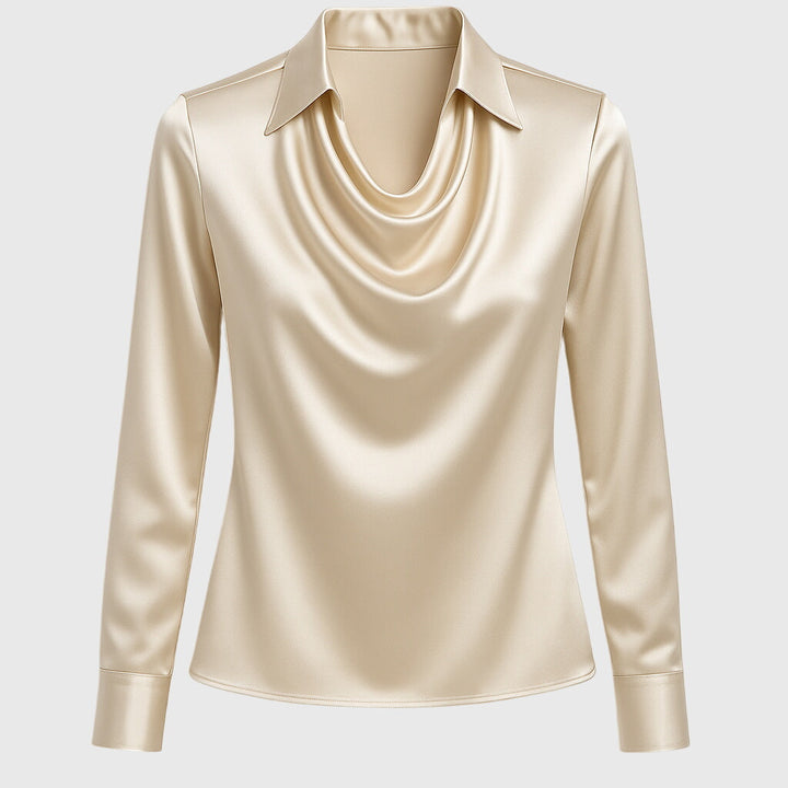 Aisha™ | Luminous Fluid Blouse