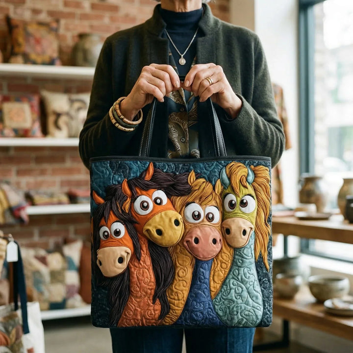 Torba Ręcznie Robiona - Zabawne Pony