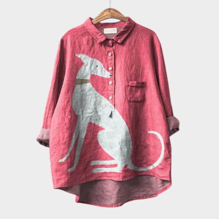 Constance | Elegancka Letnia Bluzka z Lnu